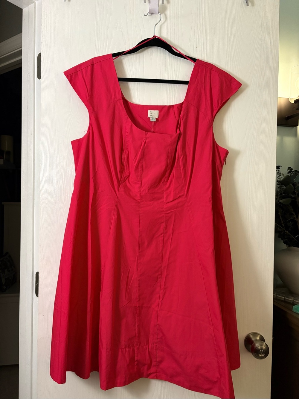 A New Day Pink Cap Sleeved Fit & Flare Short Dress, 17 NWT